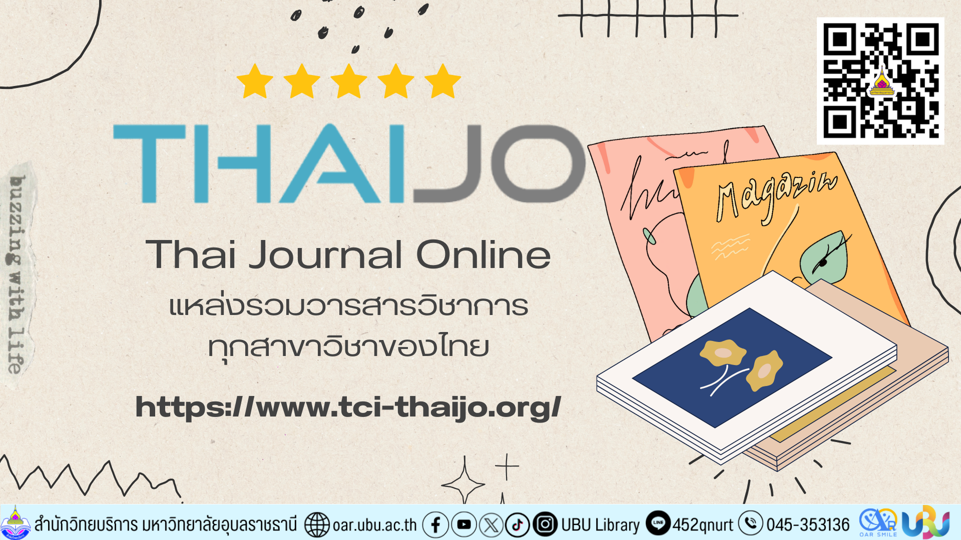 ThaiJo วารสารอิเล็กทรอนิกส์ของไทย