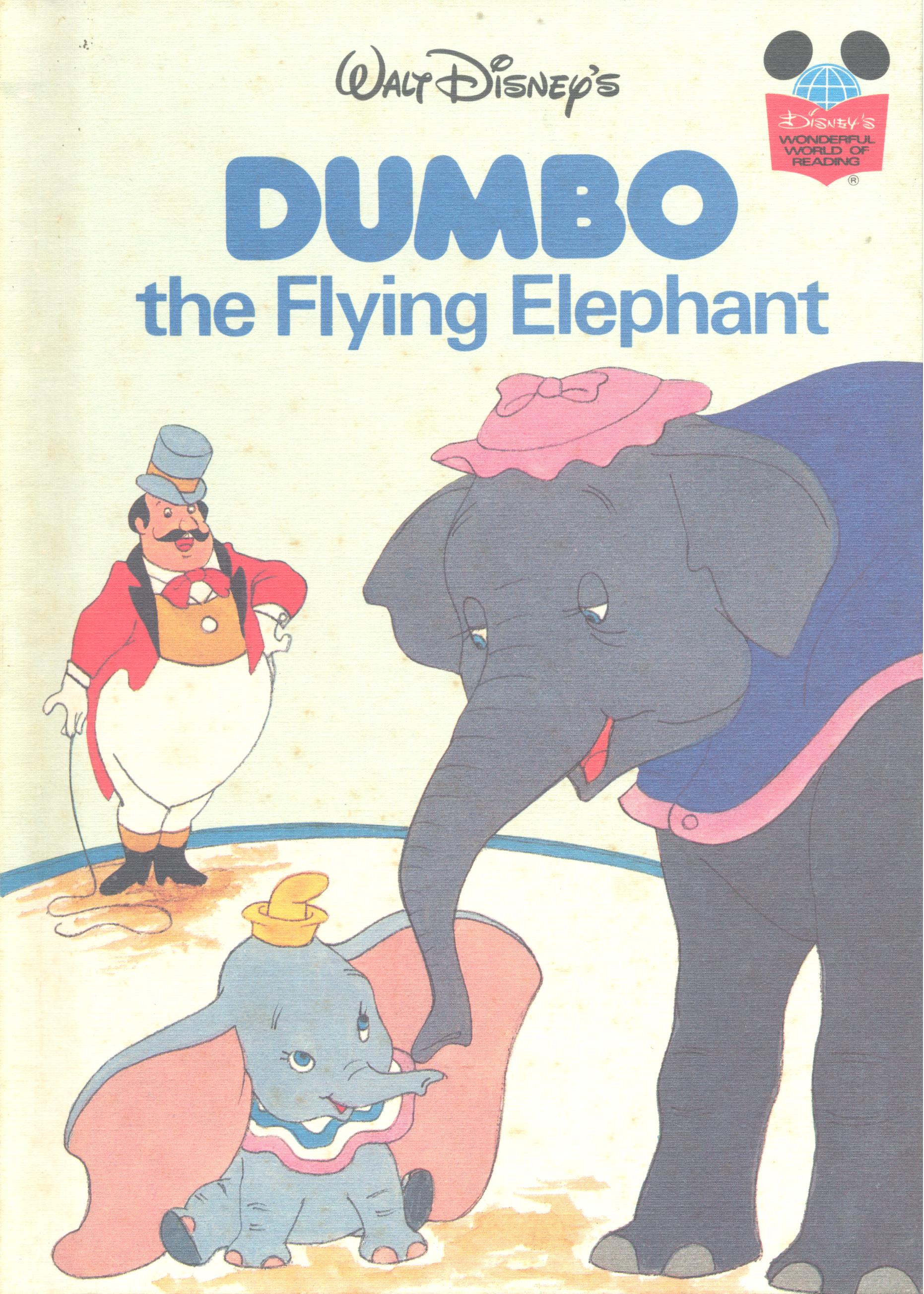 Walt Disney' s Dumbo the flying eephant.
