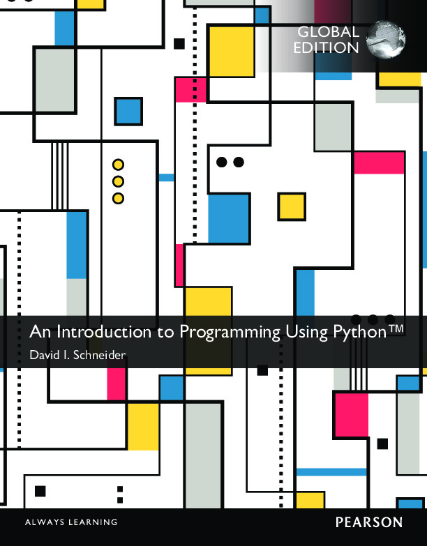 An introduction to programming using Python 